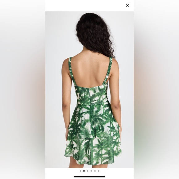 Amur Palm Print Dress - Picture 2 of 3